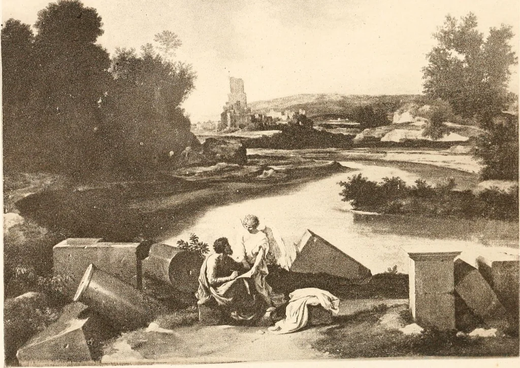 An illustration from Nicolas Poussin, his life and work, 1899, leaf 185