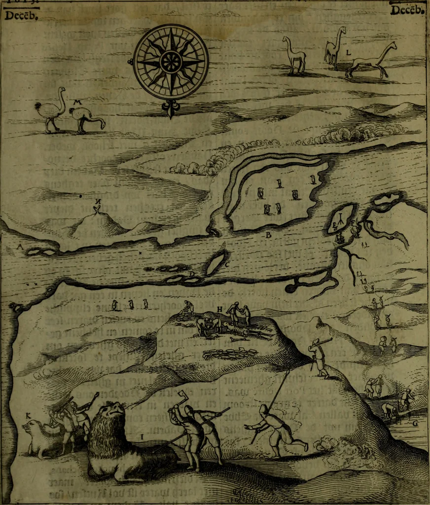 An illustration from Nieuvve vverelt, anders ghenaempt VVest-Indien, 1622, leaf 244