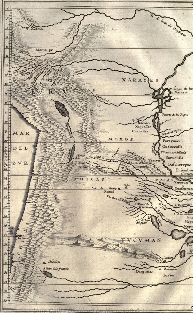 An illustration from Nieuvve wereldt, ofte, Beschrijvinghe van West-Indien : wt veelderhande schriften ende aen-teeckeninghen van verscheyden natien, 1625, leaf 447