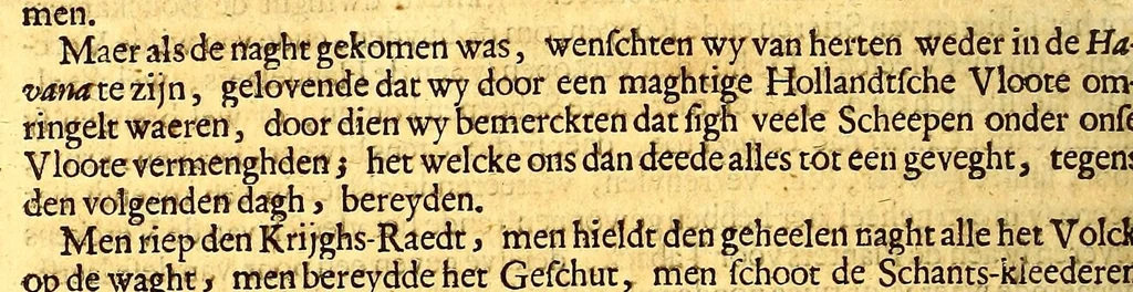An illustration from Nieuwe ende seer naeuwkeurige reyse door de Spaensche West-Indien, 1682, leaf 476