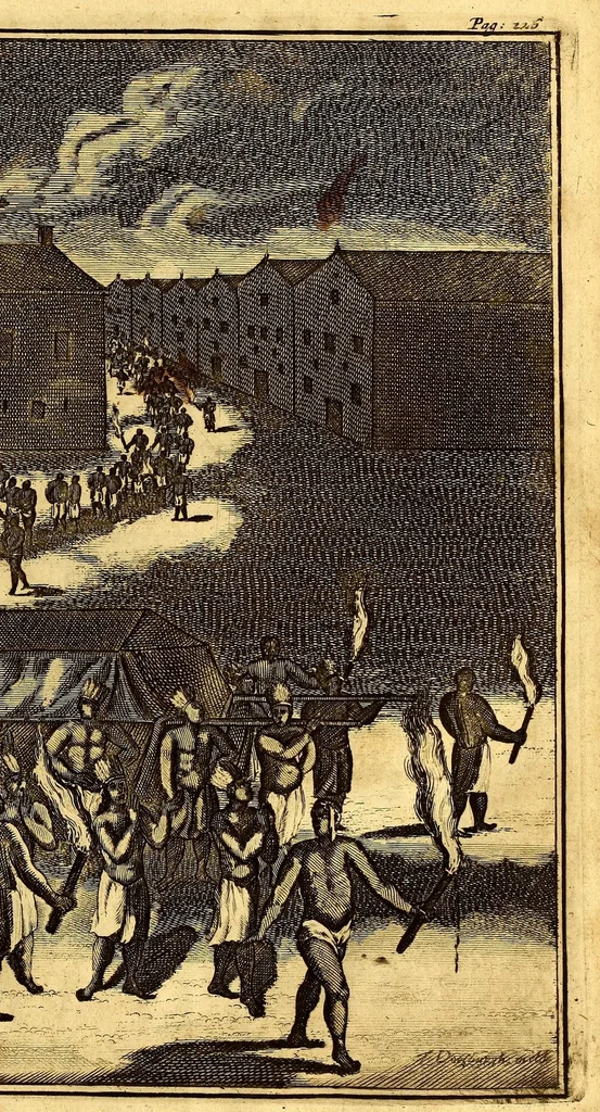 An illustration from Nieuwe ende seer naeuwkeurige reyse door de Spaensche West-Indien van Thomas Gage; : met seer curieuse soo land-kaerten als historische figueren verciert ende met twee registers voorsien., 1700, leaf 161