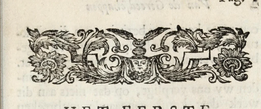 An illustration from Nieuwe verligter, lerende de making en bereiding van alle zoorten van waterverwen met derzelver vernissen : hier is bygevoegt het ontdekte geheim om lakens en stoffen te verwen, als mede het ontdekte geheim om t'egte porcellain, zo wel't Chinesche, als Saxische temaken en te schilderen ..., 1753, leaf 15