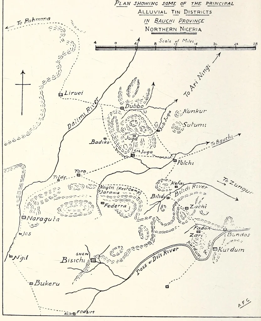 An illustration from Nigeria and its tin fields, 1910, leaf 342