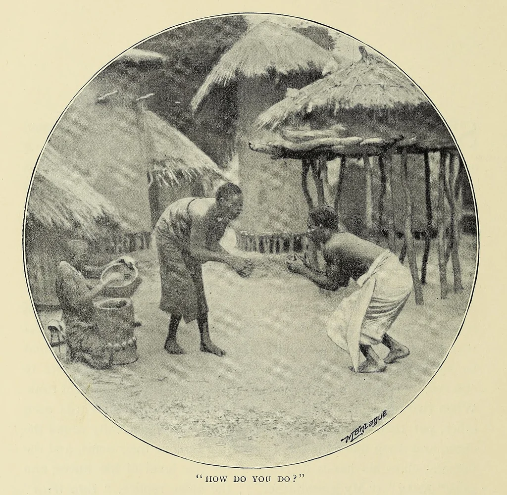 An illustration from Night and morning in dark Africa, 1902, leaf 148