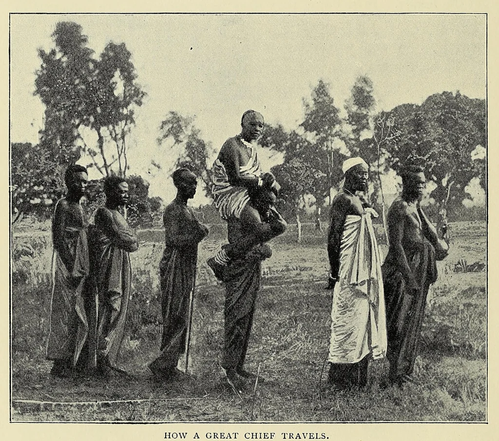An illustration from Night and morning in dark Africa, 1902, leaf 172