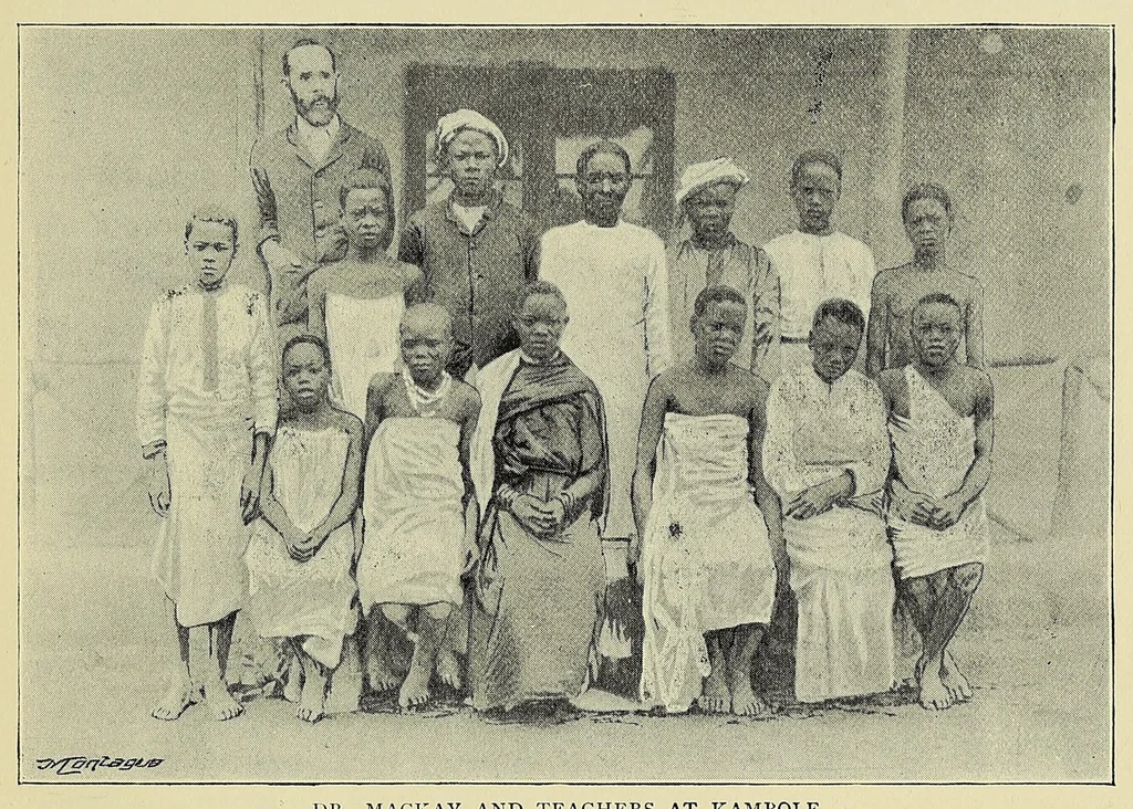 An illustration from Night and morning in dark Africa, 1902, leaf 215