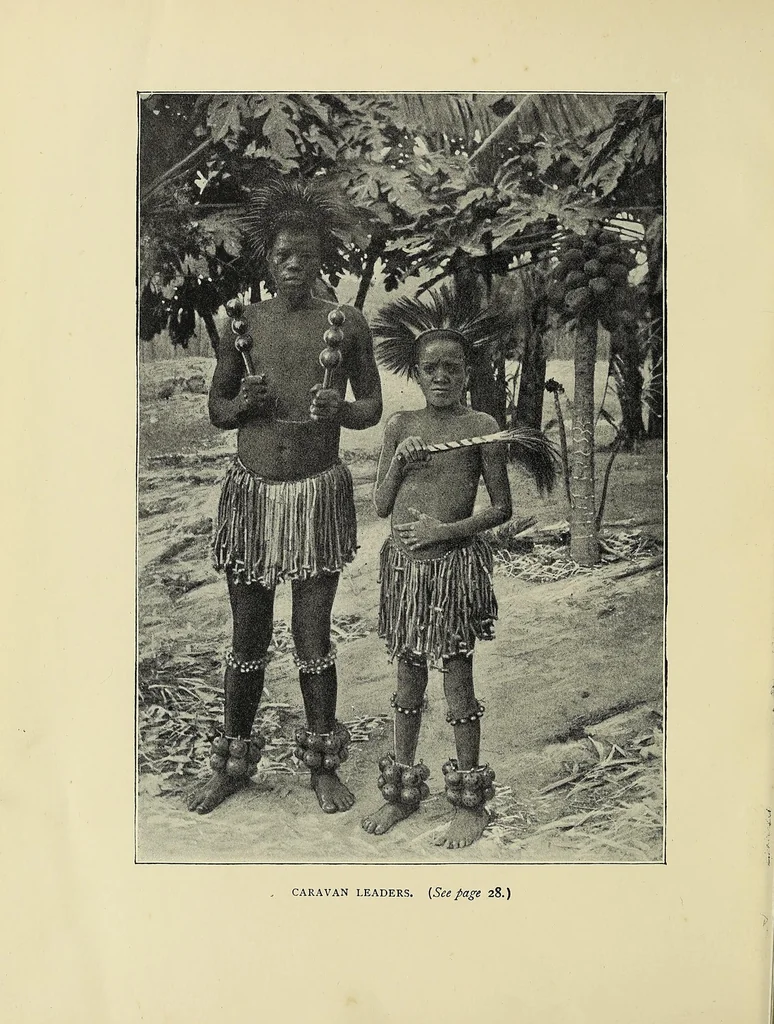 An illustration from Night and morning in dark Africa, 1902, leaf 6