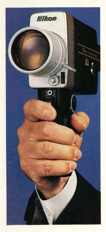 An illustration from Nikon 8X Super Zoom Camera 1970, 1970, leaf 2