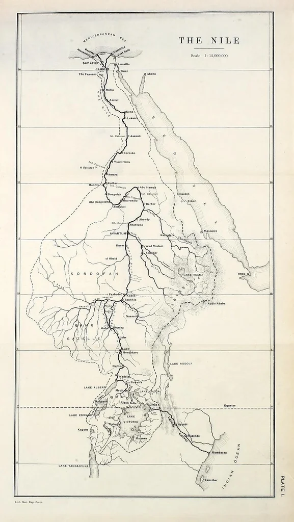 An illustration from The Nile in 1904, 1904, leaf 19