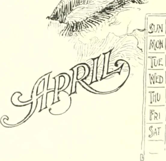 An illustration from Ninety-eight : a calendar for the year 1898; with some drawings suggestive of the everyday life of the past in Canada, 1898, leaf 11
