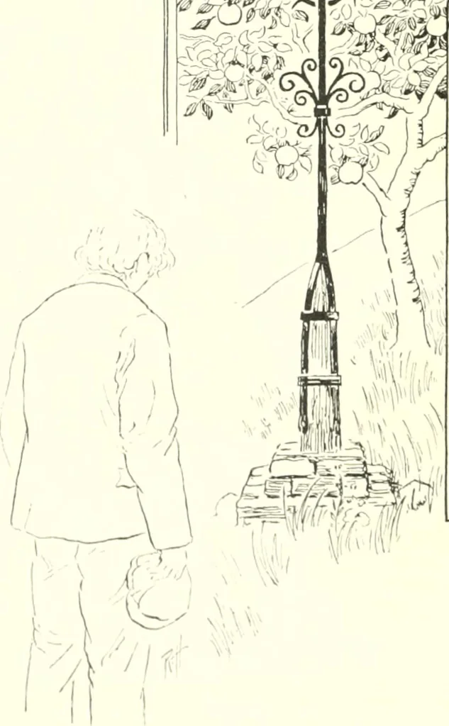 An illustration from Ninety-eight : a calendar for the year 1898; with some drawings suggestive of the everyday life of the past in Canada, 1898, leaf 19