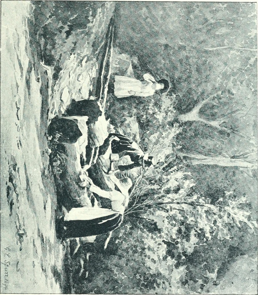 An illustration from Ninety-five : a calendar for the year MDCCCXCV; with some selections from Canadian writers and drawings by members of the Toronto Art Students' League, 1895, leaf 18