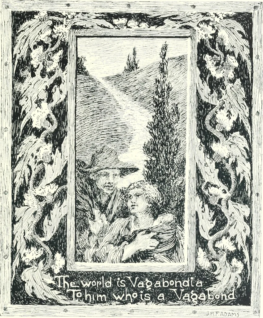 An illustration from Ninety-five : a calendar for the year MDCCCXCV; with some selections from Canadian writers and drawings by members of the Toronto Art Students' League, 1895, leaf 20