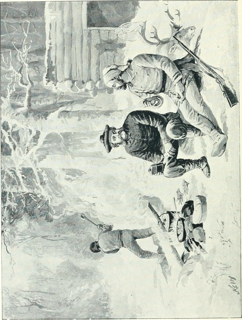 An illustration from Ninety-five : a calendar for the year MDCCCXCV; with some selections from Canadian writers and drawings by members of the Toronto Art Students' League, 1895, leaf 5