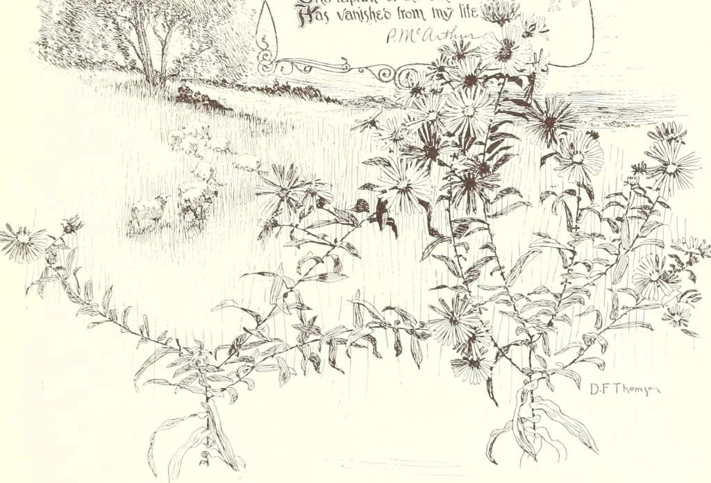 An illustration from Ninety-four : a calendar for the year of Our Lord MDCCCXCIV; with verses by some of the Canadian writers of verse and drawings by members of the Toronto Art Students' League, 1894, leaf 10