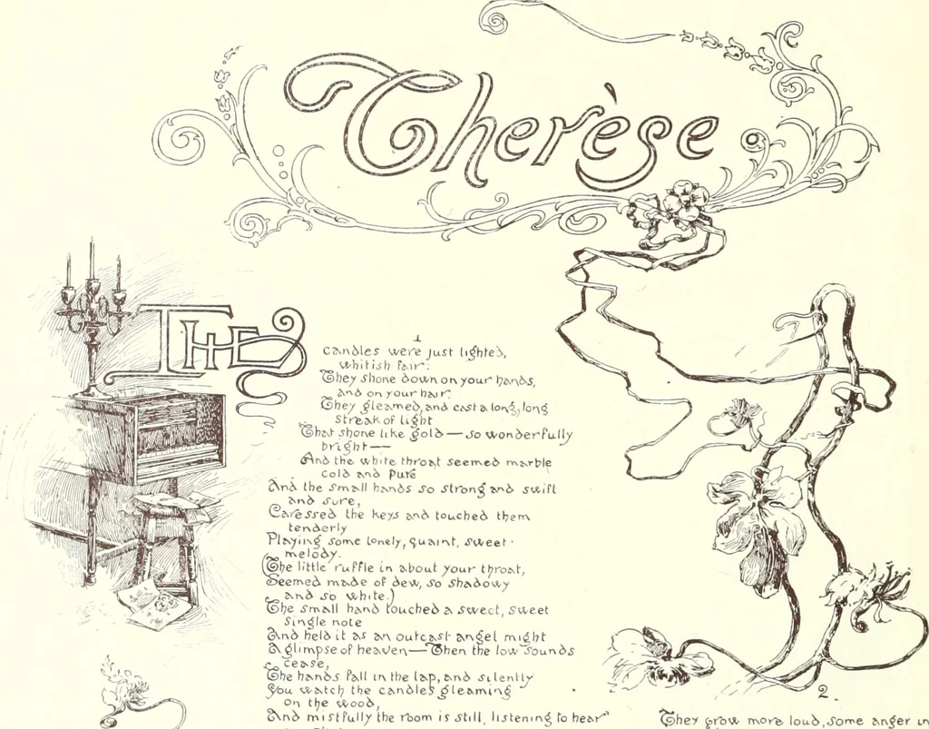 An illustration from Ninety-four : a calendar for the year of Our Lord MDCCCXCIV; with verses by some of the Canadian writers of verse and drawings by members of the Toronto Art Students' League, 1894, leaf 13