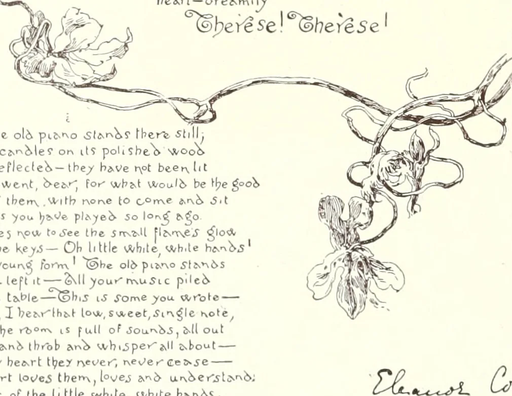 An illustration from Ninety-four : a calendar for the year of Our Lord MDCCCXCIV; with verses by some of the Canadian writers of verse and drawings by members of the Toronto Art Students' League, 1894, leaf 13