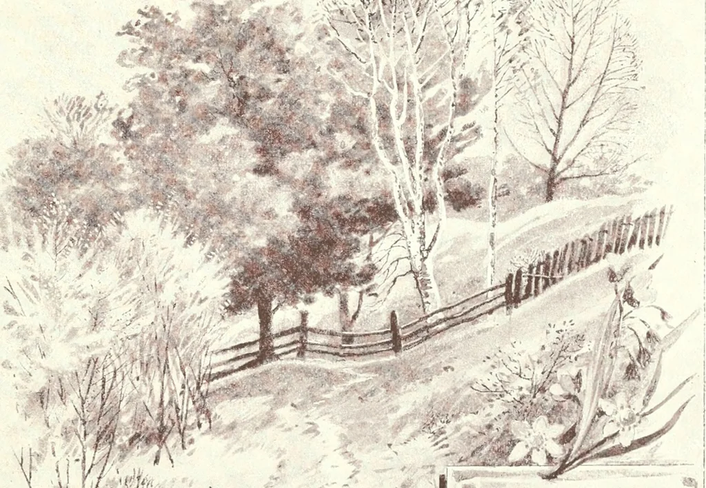 An illustration from Ninety-four : a calendar for the year of Our Lord MDCCCXCIV; with verses by some of the Canadian writers of verse and drawings by members of the Toronto Art Students' League, 1894, leaf 16