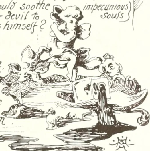 An illustration from Ninety-four : a calendar for the year of Our Lord MDCCCXCIV; with verses by some of the Canadian writers of verse and drawings by members of the Toronto Art Students' League, 1894, leaf 24