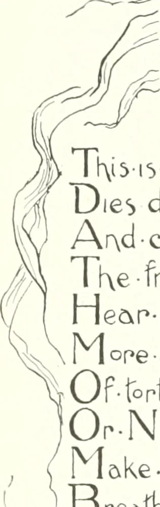 An illustration from Ninety-four : a calendar for the year of Our Lord MDCCCXCIV; with verses by some of the Canadian writers of verse and drawings by members of the Toronto Art Students' League, 1894, leaf 6