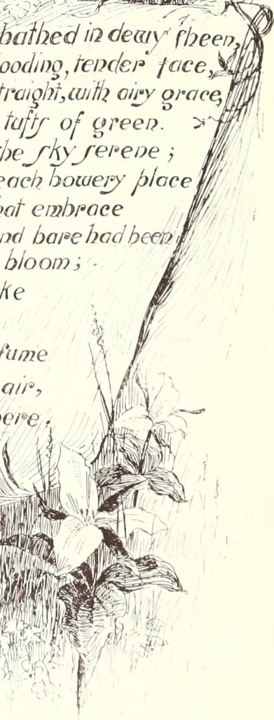 An illustration from Ninety-four : a calendar for the year of Our Lord MDCCCXCIV; with verses by some of the Canadian writers of verse and drawings by members of the Toronto Art Students' League, 1894, leaf 9