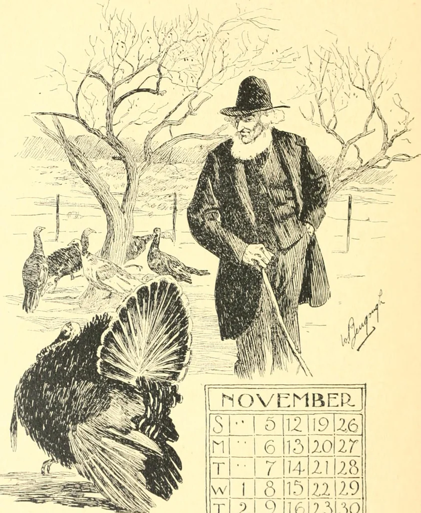 An illustration from Ninety-nine : a calendar for the year 1899; with drawings illustrative of country life in Canada, 1899, leaf 23