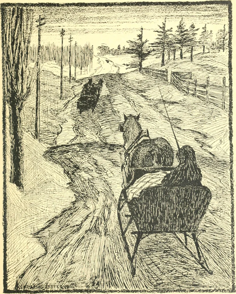 An illustration from Ninety-nine : a calendar for the year 1899; with drawings illustrative of country life in Canada, 1899, leaf 26