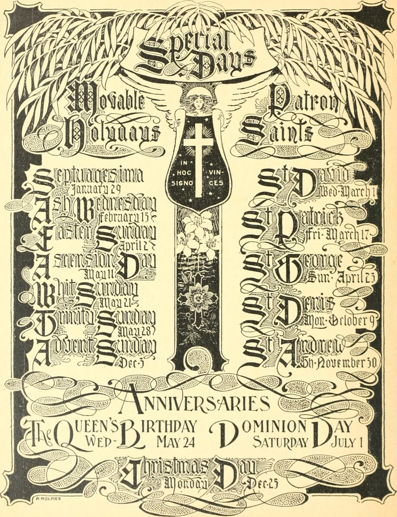 An illustration from Ninety-nine : a calendar for the year 1899; with drawings illustrative of country life in Canada, 1899, leaf 27
