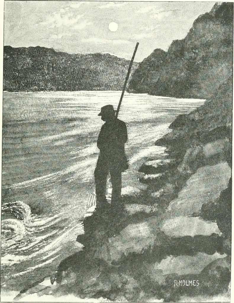 An illustration from Ninety-seven : a calendar for the year 1897 with sketches of some Canadian water-ways and appropriate selections from Canadian writers, 1897, leaf 10