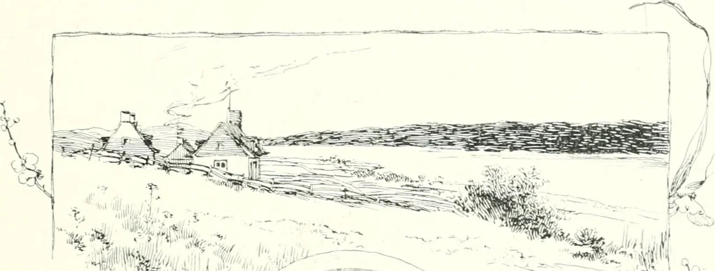 An illustration from Ninety-seven : a calendar for the year 1897 with sketches of some Canadian water-ways and appropriate selections from Canadian writers, 1897, leaf 12