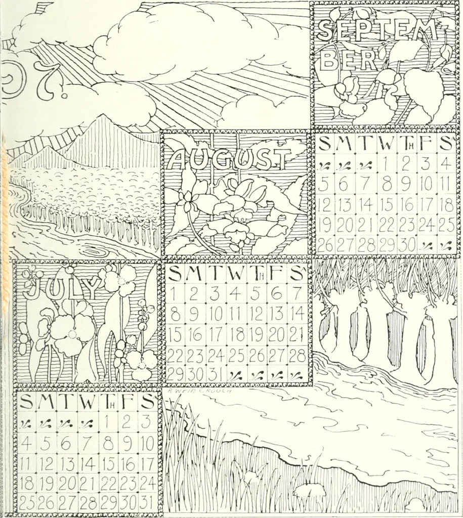 An illustration from Ninety-seven : a calendar for the year 1897 with sketches of some Canadian water-ways and appropriate selections from Canadian writers, 1897, leaf 14