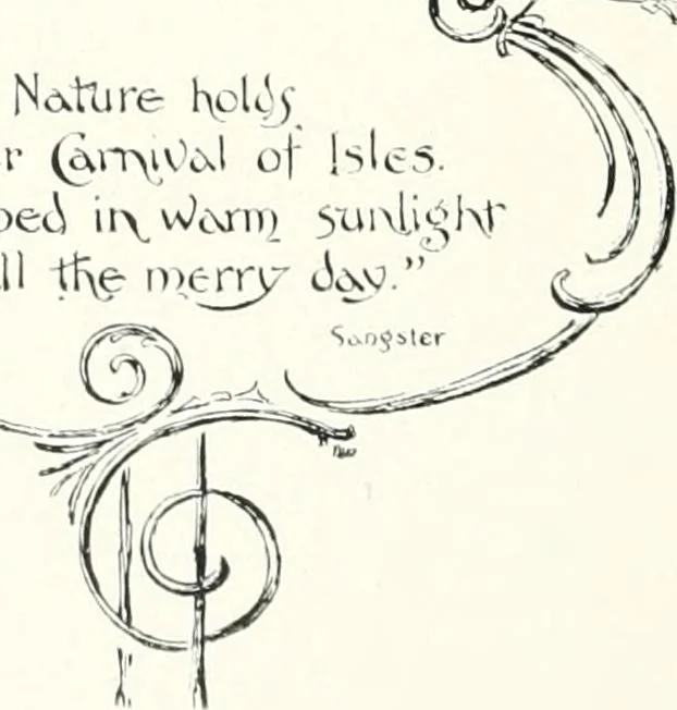 An illustration from Ninety-seven : a calendar for the year 1897 with sketches of some Canadian water-ways and appropriate selections from Canadian writers, 1897, leaf 15