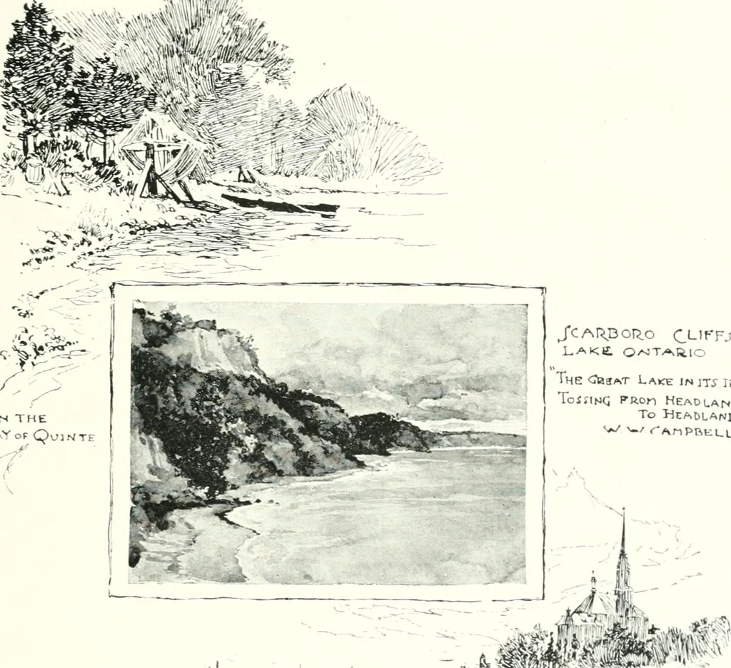 An illustration from Ninety-seven : a calendar for the year 1897 with sketches of some Canadian water-ways and appropriate selections from Canadian writers, 1897, leaf 16