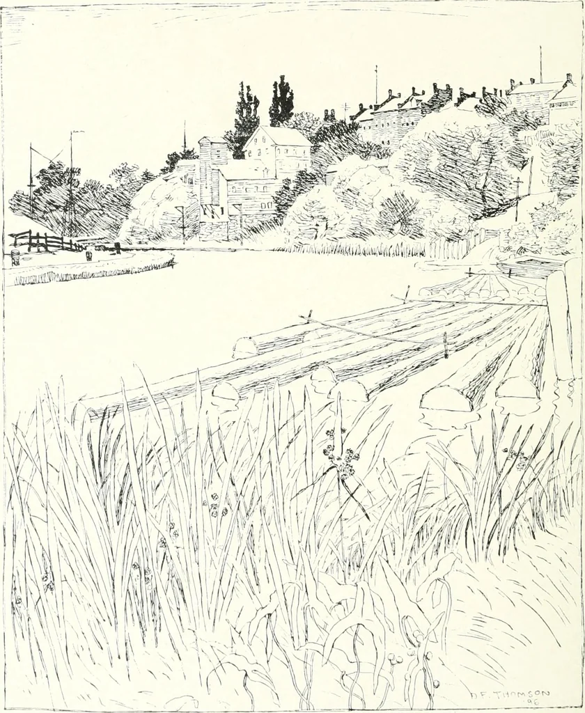An illustration from Ninety-seven : a calendar for the year 1897 with sketches of some Canadian water-ways and appropriate selections from Canadian writers, 1897, leaf 17