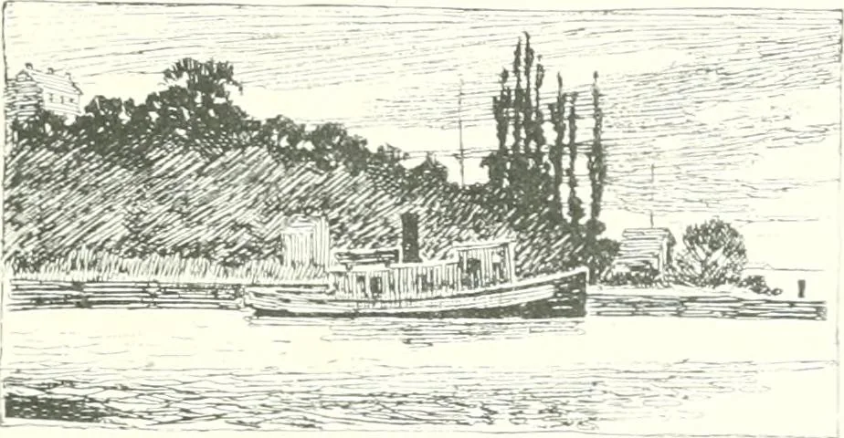 An illustration from Ninety-seven : a calendar for the year 1897 with sketches of some Canadian water-ways and appropriate selections from Canadian writers, 1897, leaf 18