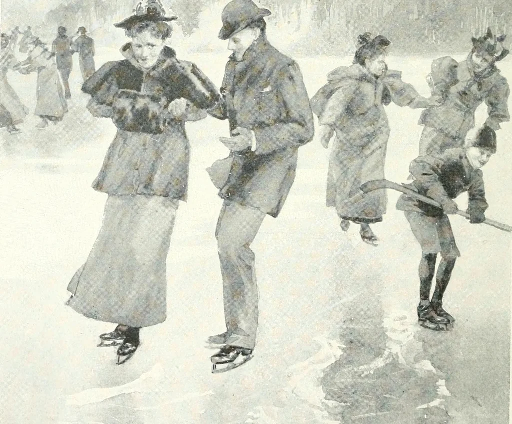 An illustration from Ninety-seven : a calendar for the year 1897 with sketches of some Canadian water-ways and appropriate selections from Canadian writers, 1897, leaf 23