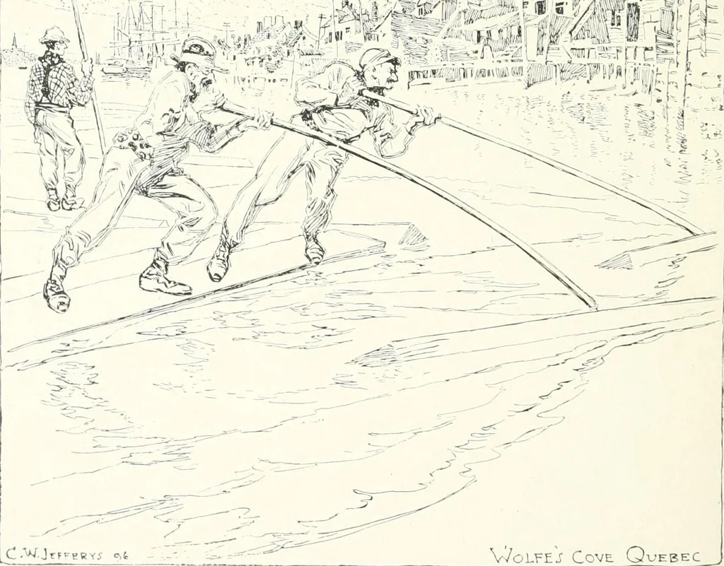 An illustration from Ninety-seven : a calendar for the year 1897 with sketches of some Canadian water-ways and appropriate selections from Canadian writers, 1897, leaf 5