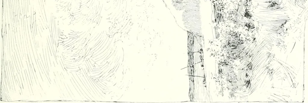 An illustration from Ninety-seven : a calendar for the year 1897 with sketches of some Canadian water-ways and appropriate selections from Canadian writers, 1897, leaf 8