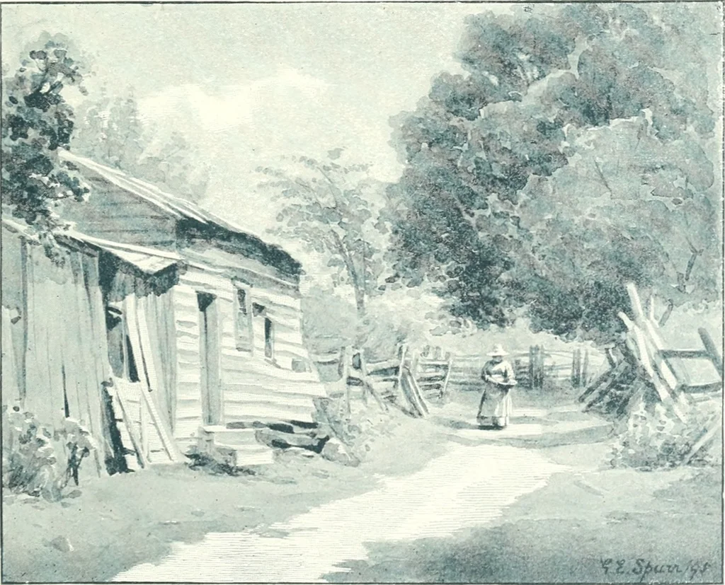 An illustration from Ninety-six : a calendar for the year 1896 with sketches of some Canadian water-ways and appropriate selections from Canadian writers, 1896, leaf 10
