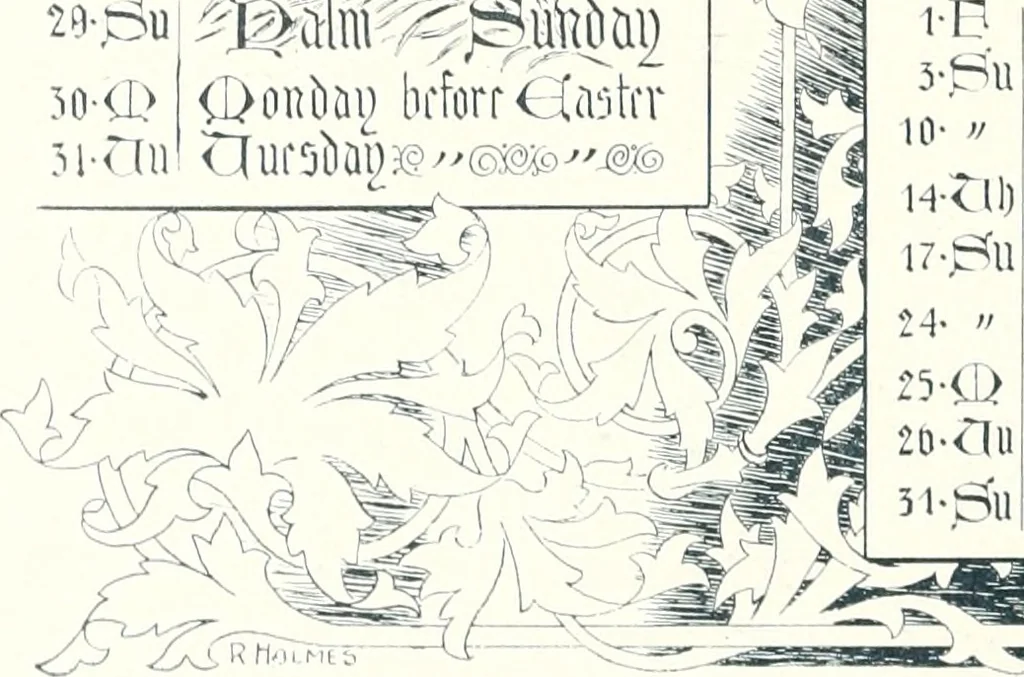 An illustration from Ninety-six : a calendar for the year 1896 with sketches of some Canadian water-ways and appropriate selections from Canadian writers, 1896, leaf 13