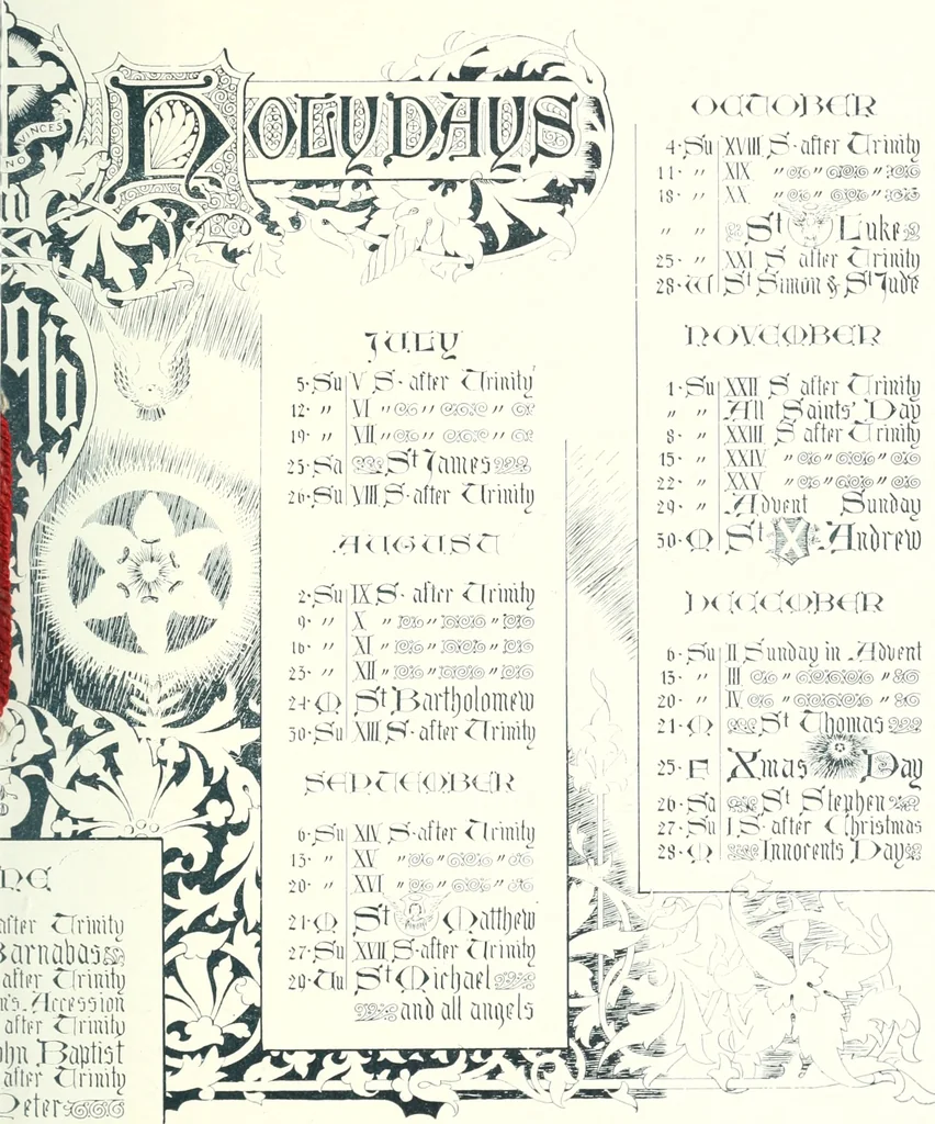 An illustration from Ninety-six : a calendar for the year 1896 with sketches of some Canadian water-ways and appropriate selections from Canadian writers, 1896, leaf 14