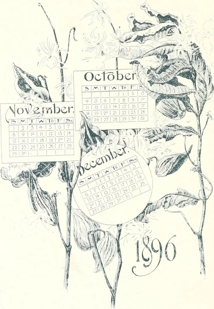 An illustration from Ninety-six : a calendar for the year 1896 with sketches of some Canadian water-ways and appropriate selections from Canadian writers, 1896, leaf 23