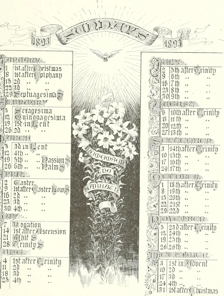 An illustration from Ninety-three : a calendar for the year of our Lord MDCCCXCIII; with verses by some of the Canadian writers of verse and drawings by members of the Toronto Art Students' League, 1893, leaf 20