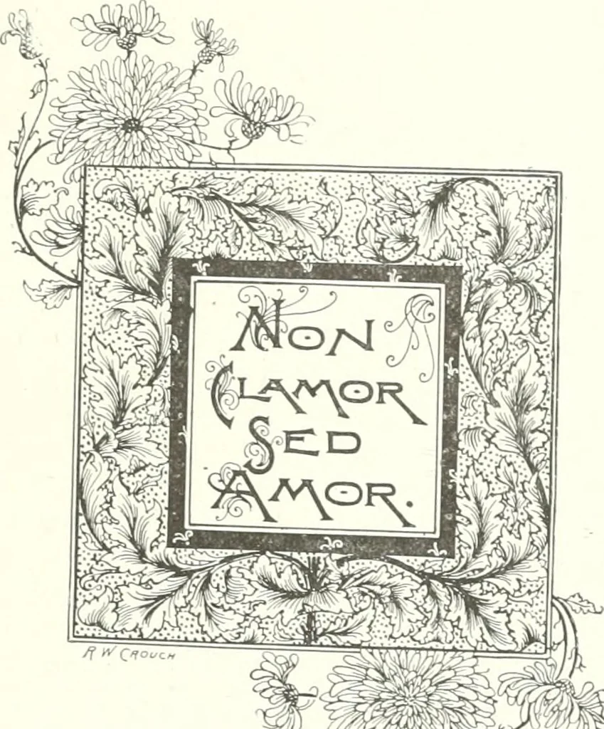 An illustration from Ninety-three : a calendar for the year of our Lord MDCCCXCIII; with verses by some of the Canadian writers of verse and drawings by members of the Toronto Art Students' League, 1893, leaf 24