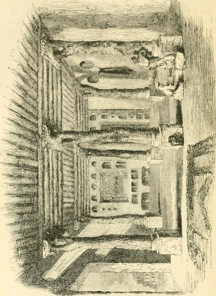 An illustration from Nineveh and Babylon; a narrative of a second expedition to Assyria during the years 1849, 1850, and 1851, 1867, leaf 149