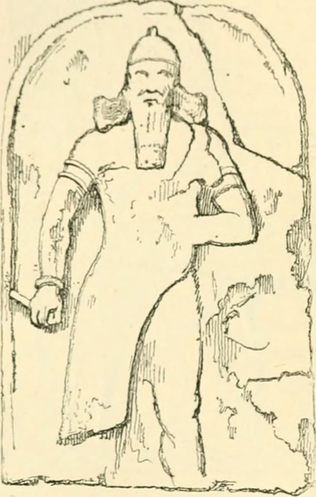 An illustration from Nineveh and Babylon; a narrative of a second expedition to Assyria during the years 1849, 1850, and 1851, 1867, leaf 177