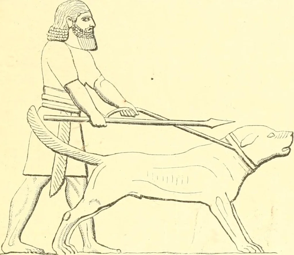 An illustration from Nineveh and Babylon; a narrative of a second expedition to Assyria during the years 1849, 1850, and 1851, 1867, leaf 20