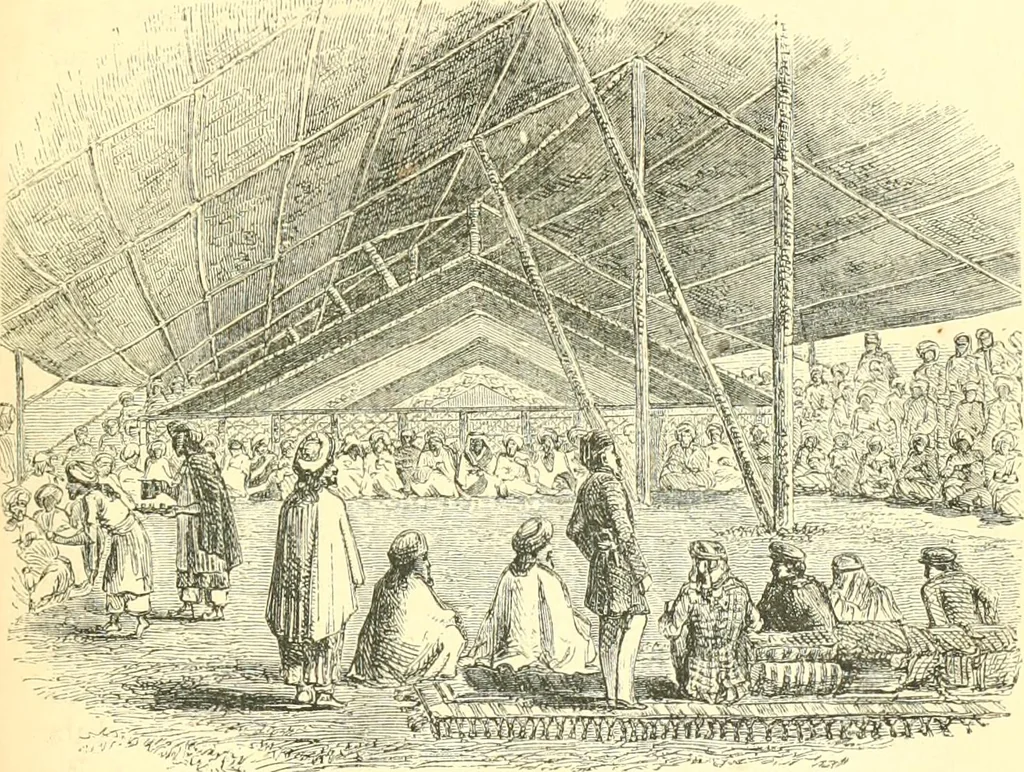 An illustration from Nineveh and Babylon; a narrative of a second expedition to Assyria during the years 1849, 1850, and 1851, 1867, leaf 200