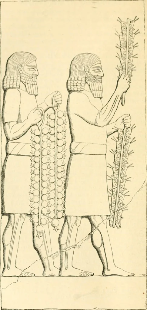 An illustration from Nineveh and Babylon; a narrative of a second expedition to Assyria during the years 1849, 1850, and 1851, 1867, leaf 217