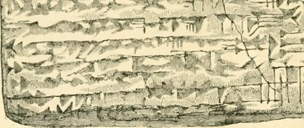 An illustration from Nineveh and Babylon; a narrative of a second expedition to Assyria during the years 1849, 1850, and 1851, 1867, leaf 223